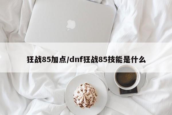 狂战85加点/dnf狂战85技能是什么